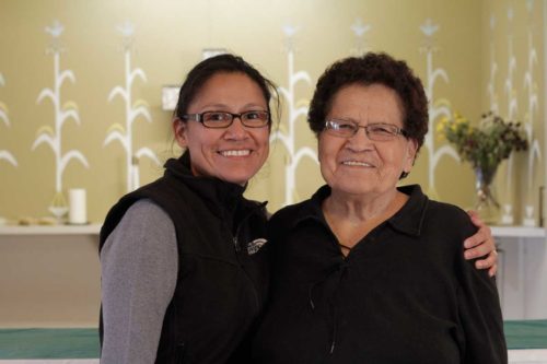 Deacon Cornelia Eaton and her mother, Alice Mason, a longtime lay minister who served St. Michael’s in Upper Fruitland, New Mexico. Many of the Episcopalians in Navajoland can trace their church membership back generations. ENS Photo/Lynette Wilson