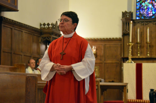 The Rt. Rev. Chilton Knudsen preaches. Photo: Linda Arguedas