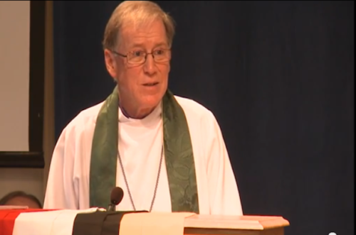  Archbishop Fred Hiltz, primate of the Anglican Church of Canada. Photo: Screen capture from Anglican Video 