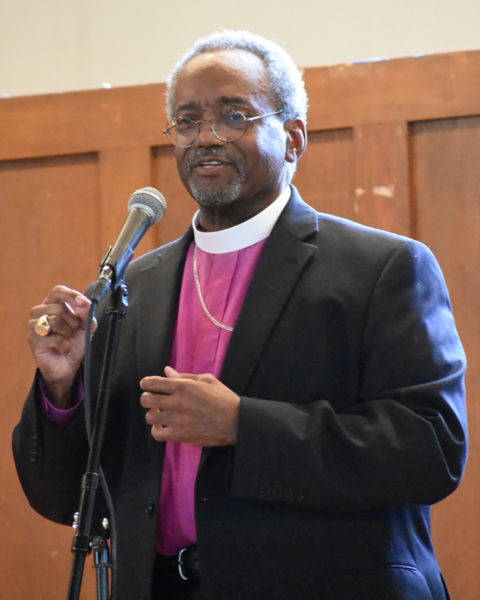 Presiding Bishop Michael Curry at Charlottesville luncheon