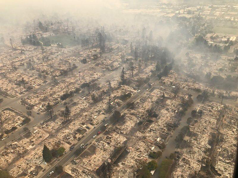 Update Episcopalians flee Northern California fires and help their neighbors Episcopal News